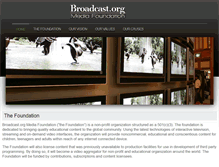 Tablet Screenshot of broadcast.org